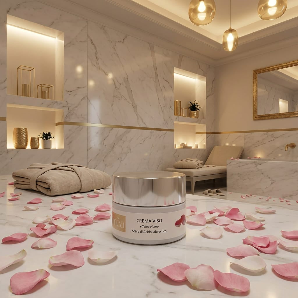 Crema Viso Effetto Plump — Sfere di Acido Ialuronico