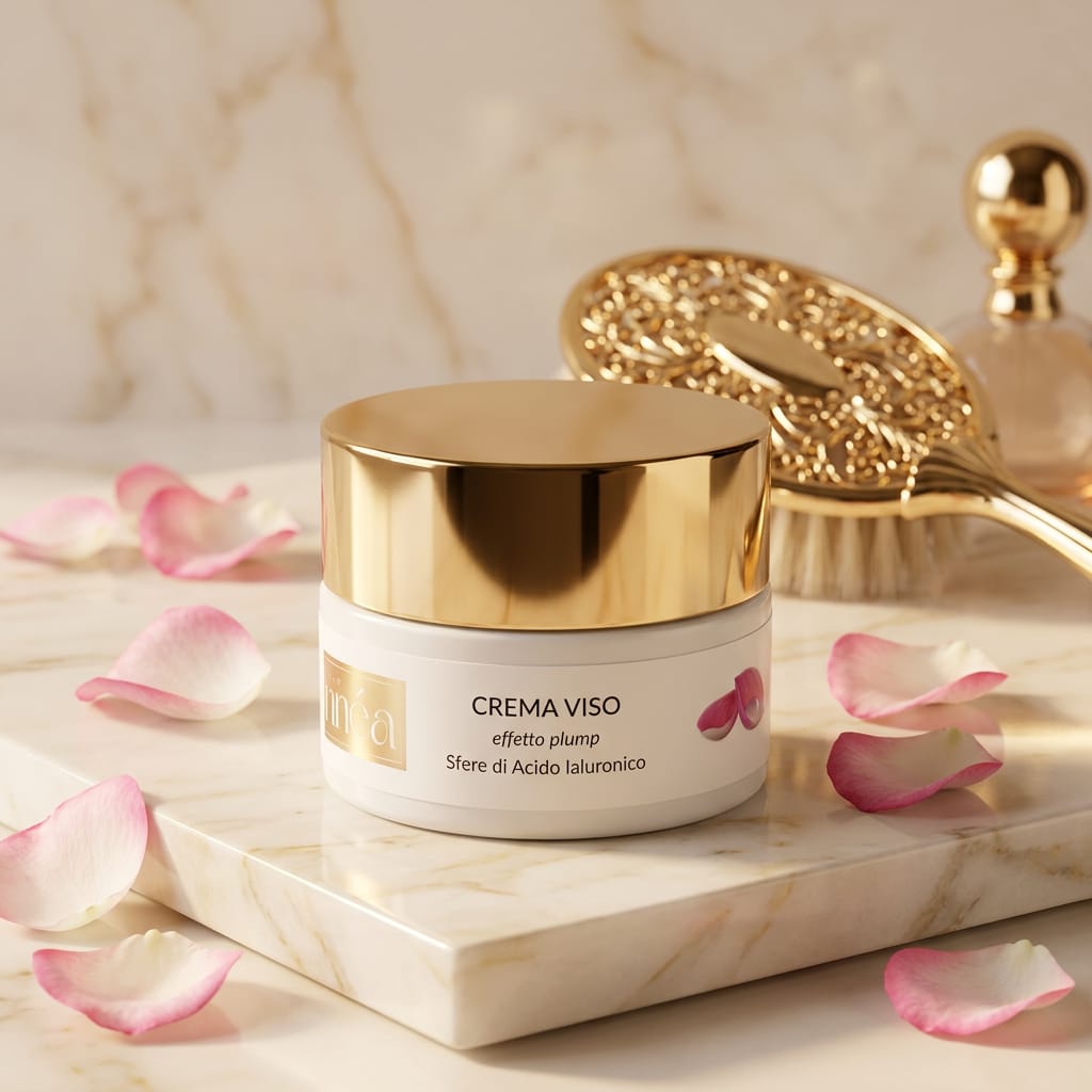 Crema Viso Effetto Plump — Sfere di Acido Ialuronico
