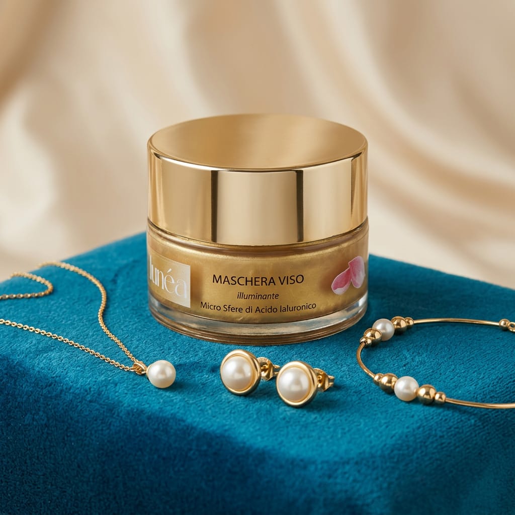 Maschera Viso Gold
