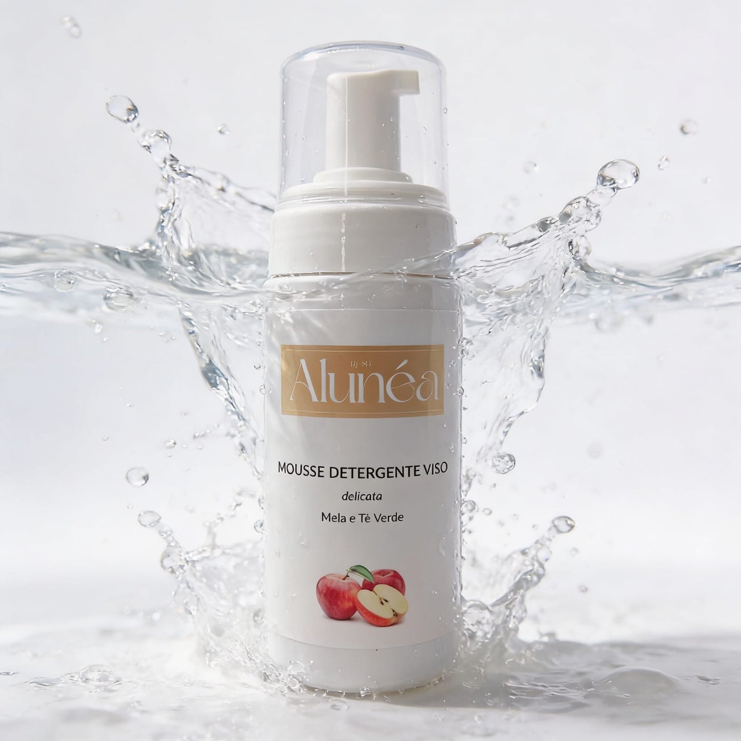 Mousse Detergente Viso Delicata — Mela e Tè Verde
